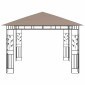 vidaXL Κιόσκι με Αντικουνουπικό Δίχτυ Taupe 3x3x2,73 μ. / 180 γρ./μ²