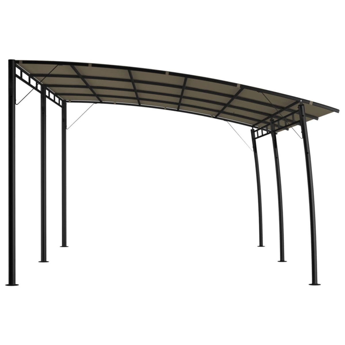 vidaXL Τεντοπέργκολα Κήπου Taupe 6 x 3 x 2,55 μ.