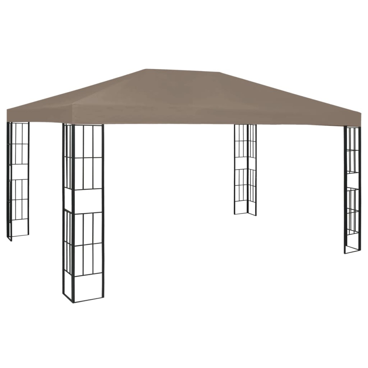 vidaXL Κιόσκι Taupe 4 x 3 μ.