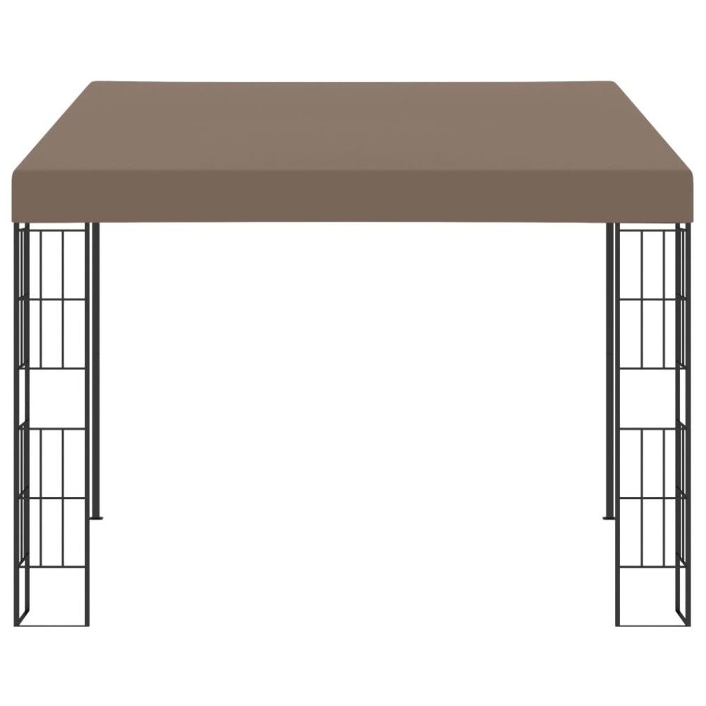 vidaXL Κιόσκι Επιτοίχιο Taupe 3 x 3 μ. Υφασμάτινο