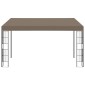vidaXL Κιόσκι Επιτοίχιο Taupe 4 x 3 μ. Υφασμάτινο