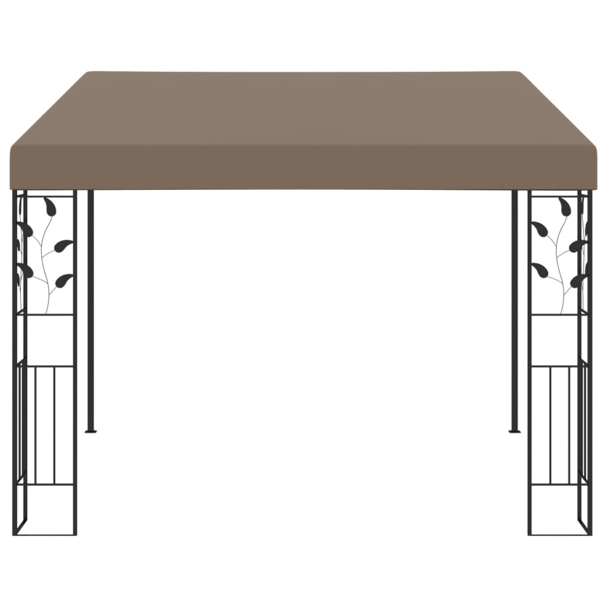 vidaXL Κιόσκι Επιτοίχιο Taupe 3 x 3 x 2,5 μ.