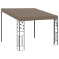 vidaXL Κιόσκι Επιτοίχιο Taupe 3 x 3 x 2,5 μ.