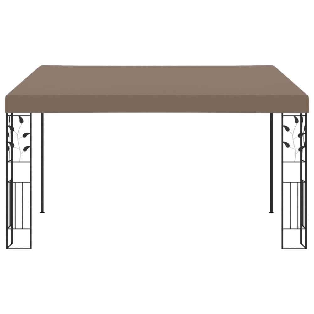 vidaXL Κιόσκι Επιτοίχιο Taupe 4 x 3 x 2,5 μ.