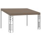 vidaXL Κιόσκι Επιτοίχιο Taupe 4 x 3 x 2,5 μ.