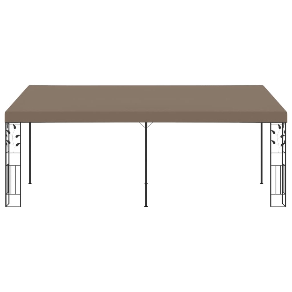 vidaXL Κιόσκι Επιτοίχιο Taupe 6 x 3 x 2,5 μ.