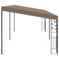 vidaXL Κιόσκι Επιτοίχιο Taupe 6 x 3 x 2,5 μ.