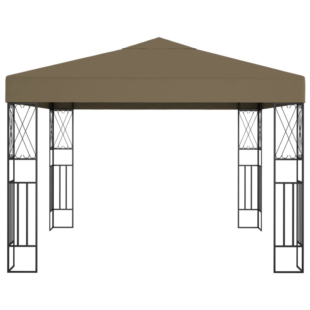 vidaXL Κιόσκι Taupe 3 x 3 μ. Υφασμάτινο