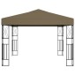 vidaXL Κιόσκι Taupe 3 x 3 μ. Υφασμάτινο
