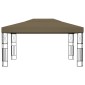 vidaXL Κιόσκι Taupe 3 x 4 μ. Υφασμάτινο