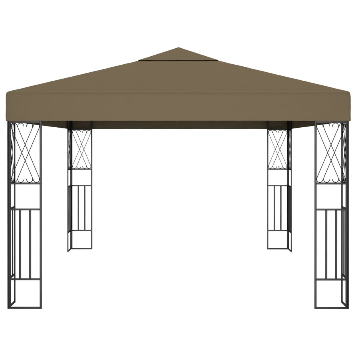 vidaXL Κιόσκι Taupe 3 x 4 μ. Υφασμάτινο