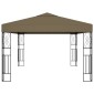 vidaXL Κιόσκι Taupe 3 x 4 μ. Υφασμάτινο