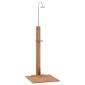 vidaXL Ντουζιέρα Κήπου 75 x 75 x 210 εκ. Μασίφ Ξύλο Teak