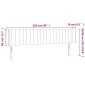 vidaXL Κεφαλάρι Κρεβατιού LED Σκούρο Μπλε 203x16x78/88 εκ. Βελούδινο
