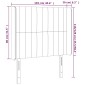 vidaXL Κεφαλάρι Κρεβατιού LED Ανοιχτό Γκρι 103x16x118/128 εκ.