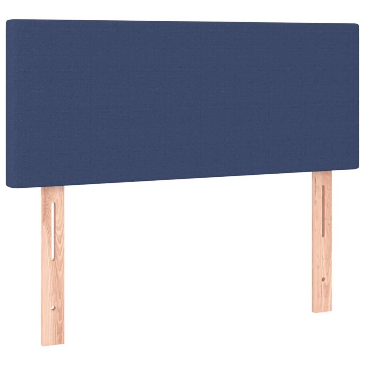 vidaXL Κρεβάτι Boxspring με Στρώμα Μπλε 100 x 200 εκ. Υφασμάτινο