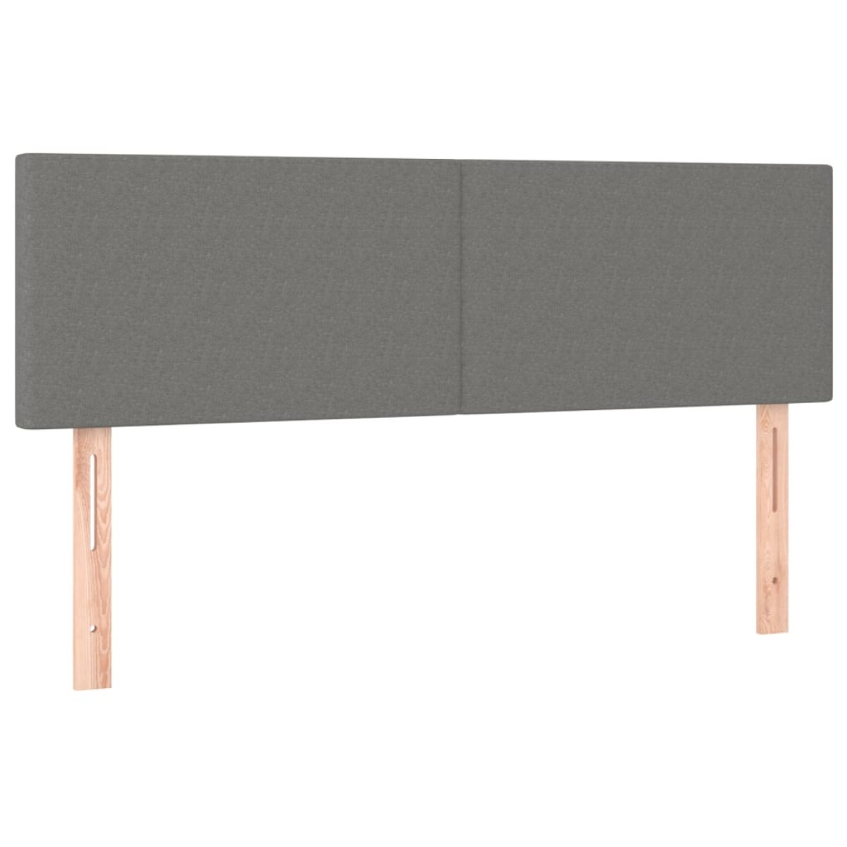 vidaXL Κρεβάτι Boxspring με Στρώμα Σκούρο Γκρι 140x190 εκ. Υφασμάτινο