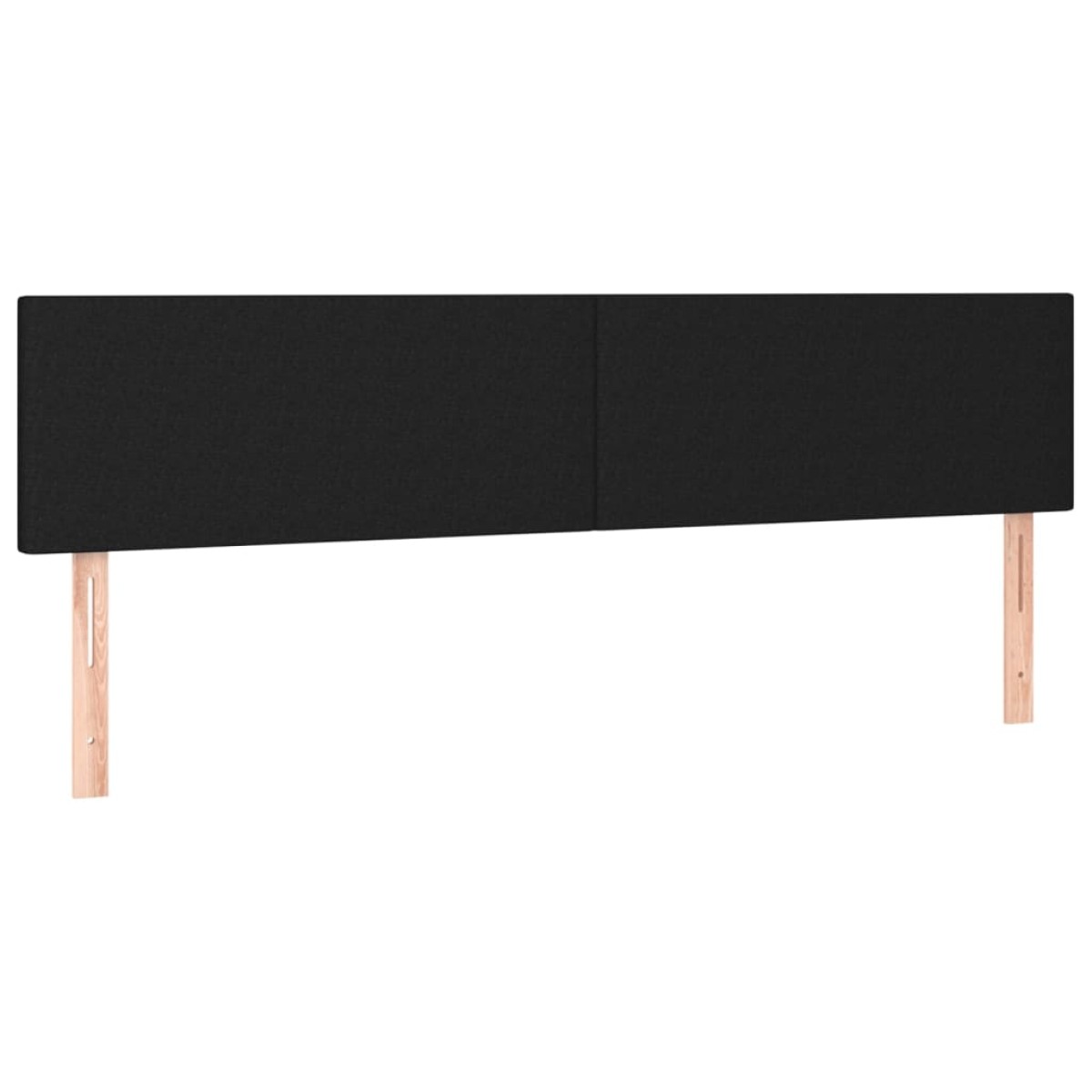 vidaXL Κρεβάτι Boxspring με Στρώμα Μαύρο 180x200 εκ. Υφασμάτινο