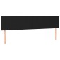 vidaXL Κρεβάτι Boxspring με Στρώμα Μαύρο 180x200 εκ. Υφασμάτινο