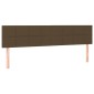 vidaXL Κρεβάτι Boxspring με Στρώμα Σκούρο Καφέ 200x200 εκ. Υφασμάτινο