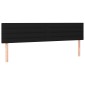 vidaXL Κρεβάτι Boxspring με Στρώμα Μαύρο 200x200 εκ. Υφασμάτινο