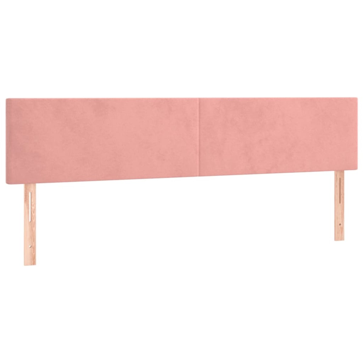 vidaXL Κρεβάτι Boxspring με Στρώμα Ροζ 180x200 εκ. Βελούδινο