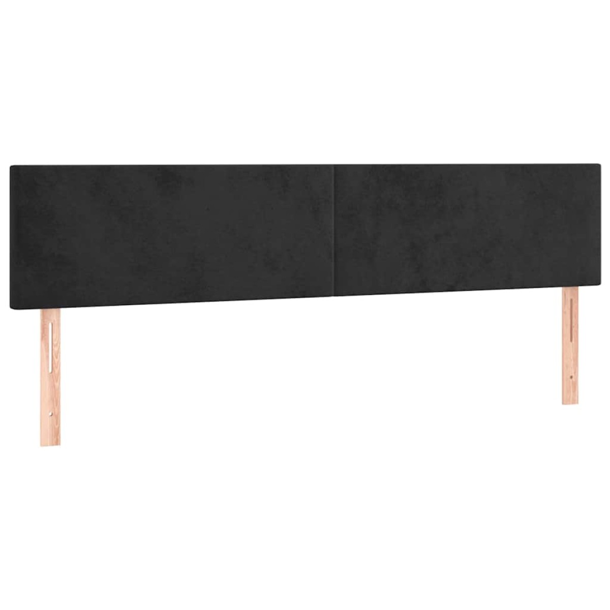 vidaXL Κρεβάτι Boxspring με Στρώμα Μαύρο 200x200 εκ. Βελούδινο