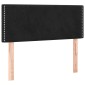vidaXL Κρεβάτι Boxspring με Στρώμα Μαύρο 90x190 εκ. Βελούδινο