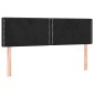 vidaXL Κρεβάτι Boxspring με Στρώμα Μαύρο 140x190 εκ. Βελούδινο