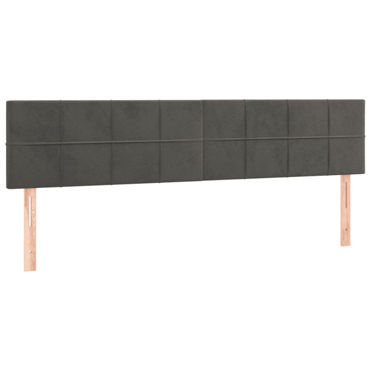 vidaXL Κρεβάτι Boxspring με Στρώμα Σκούρο Γκρι 180x200 εκ. Βελούδινο