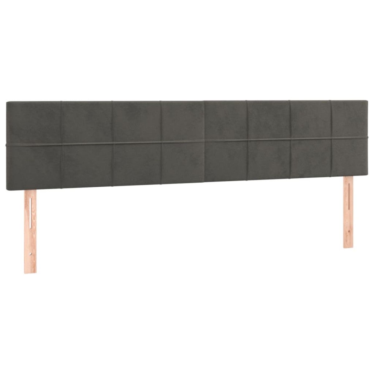 vidaXL Κρεβάτι Boxspring με Στρώμα Σκούρο Γκρι 200x200 εκ. Βελούδινο