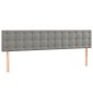 vidaXL Κρεβάτι Boxspring με Στρώμα Ανοιχτό Γκρι 200x200 εκ. Βελούδινο