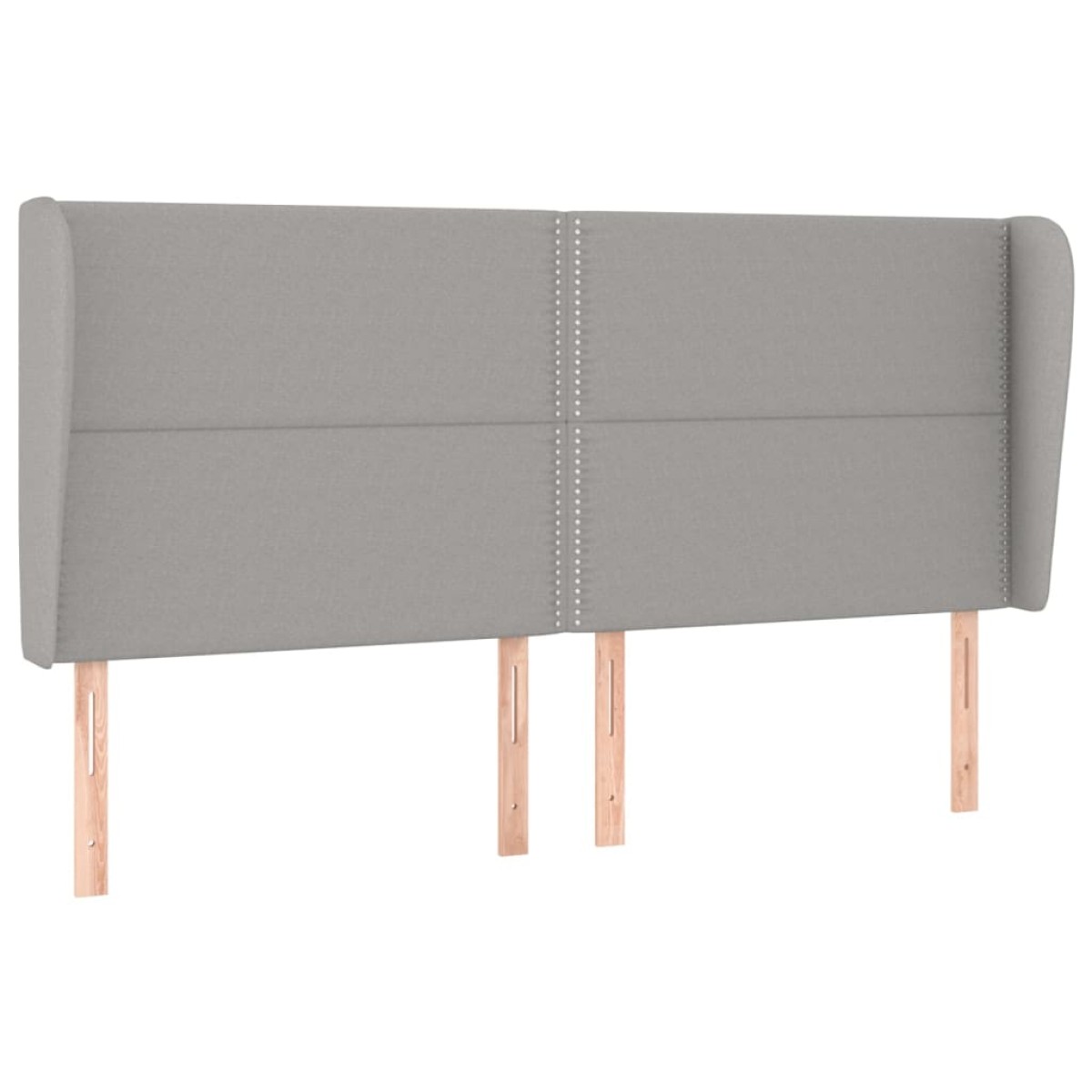 vidaXL Κρεβάτι Boxspring με Στρώμα Ανοιχτό Γκρι 180x200 εκ. Υφασμάτινο