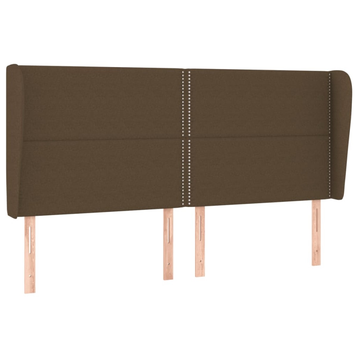 vidaXL Κρεβάτι Boxspring με Στρώμα Σκούρο Καφέ 180x200 εκ Υφασμάτινο