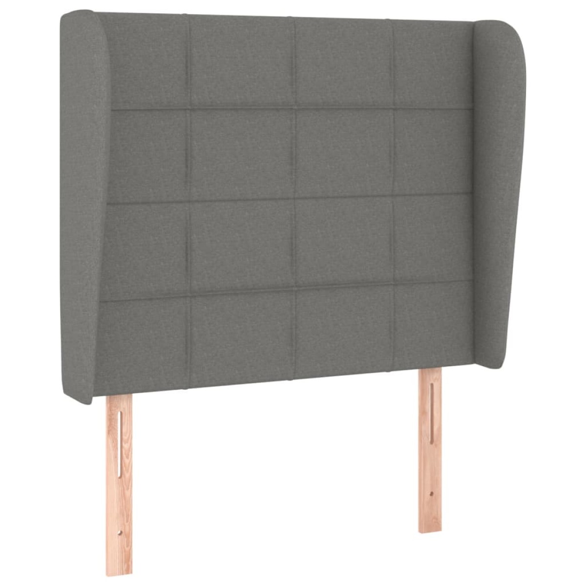 vidaXL Κρεβάτι Boxspring με Στρώμα Σκούρο Γκρι 80x200 εκ. Υφασμάτινο