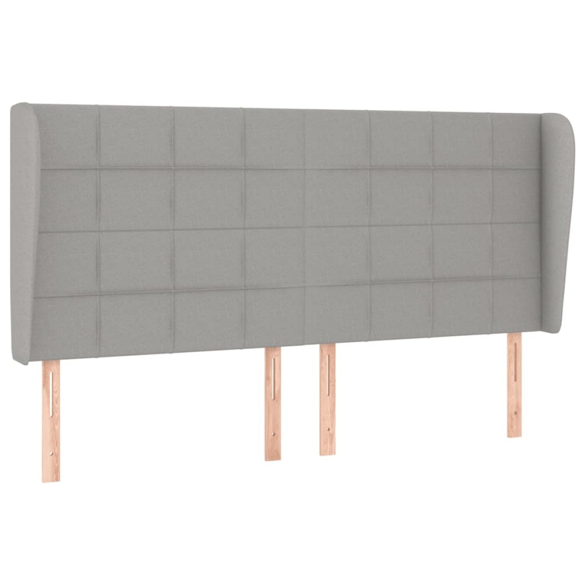 vidaXL Κρεβάτι Boxspring με Στρώμα Ανοιχτό Γκρι 180x200 εκ. Υφασμάτινο