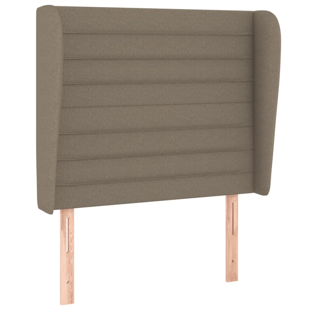 vidaXL Κρεβάτι Boxspring με Στρώμα Taupe 90x190 εκ.Υφασμάτινο