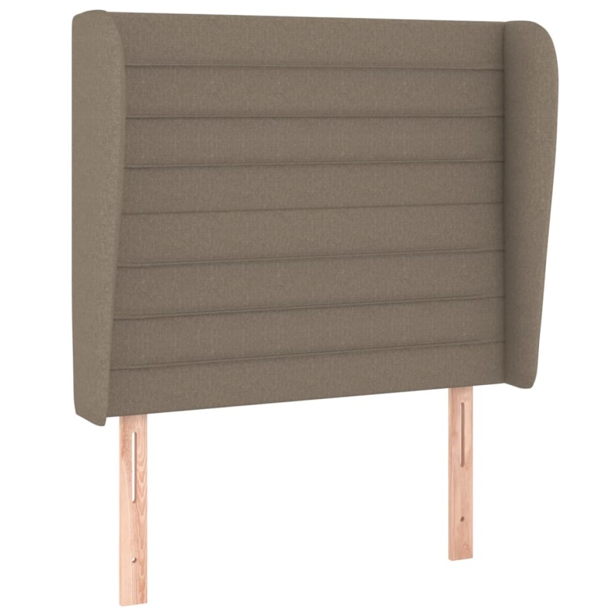 vidaXL Κρεβάτι Boxspring με Στρώμα Taupe 100 x 200 εκ. Υφασμάτινο