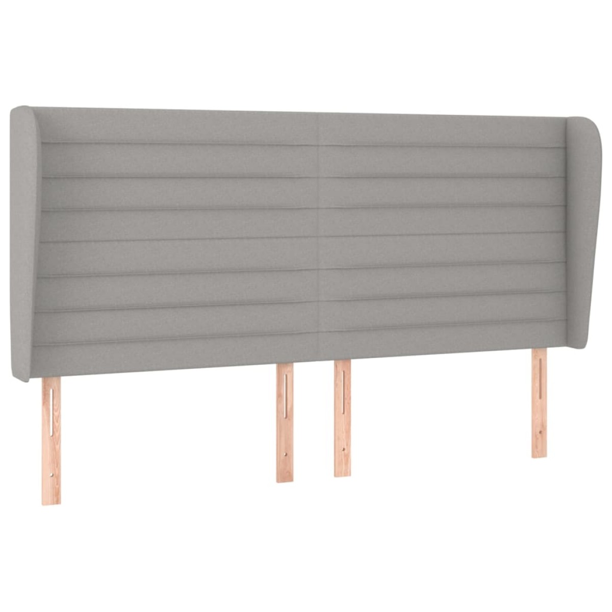 vidaXL Κρεβάτι Boxspring με Στρώμα Ανοιχτό Γκρι 180x200 εκ. Υφασμάτινο