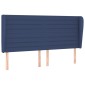vidaXL Κρεβάτι Boxspring με Στρώμα Μπλε 180x200 εκ. Υφασμάτινο