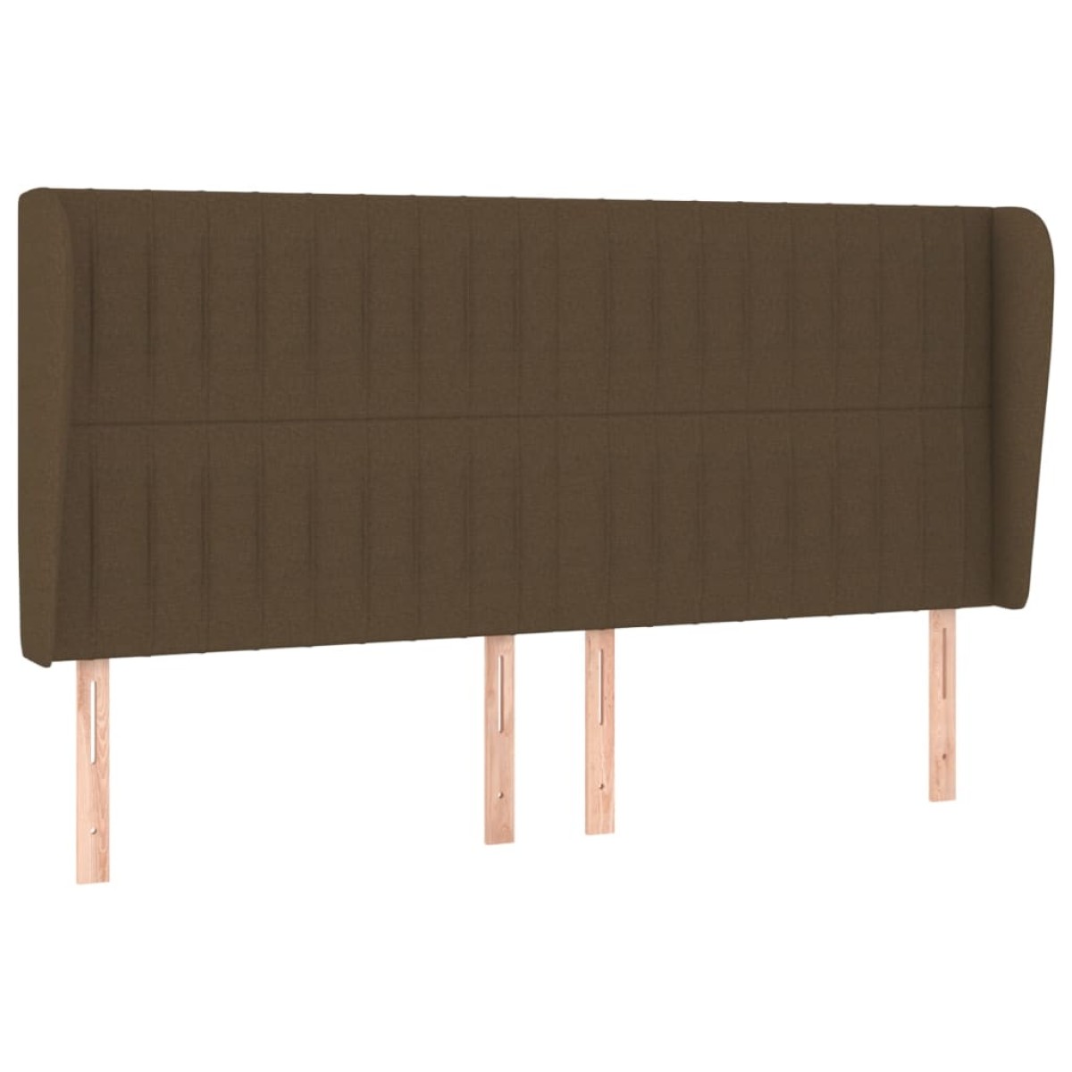 vidaXL Κρεβάτι Boxspring με Στρώμα Σκούρο Καφέ 180x200 εκ Υφασμάτινο