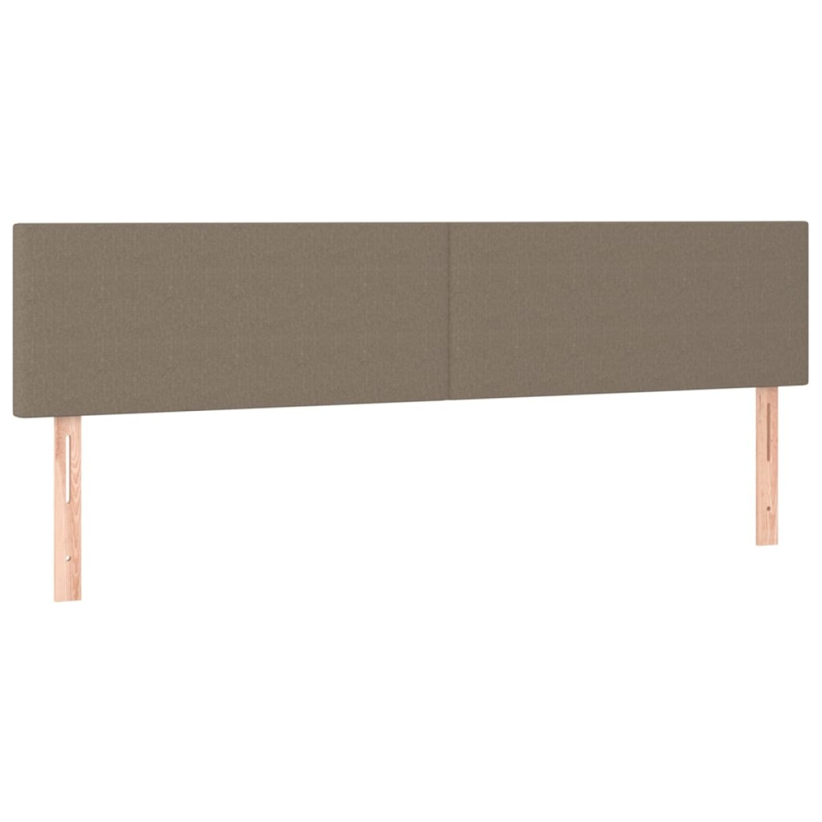 vidaXL Κρεβάτι Boxspring με Στρώμα Taupe 180x200 εκ. Υφασμάτινο