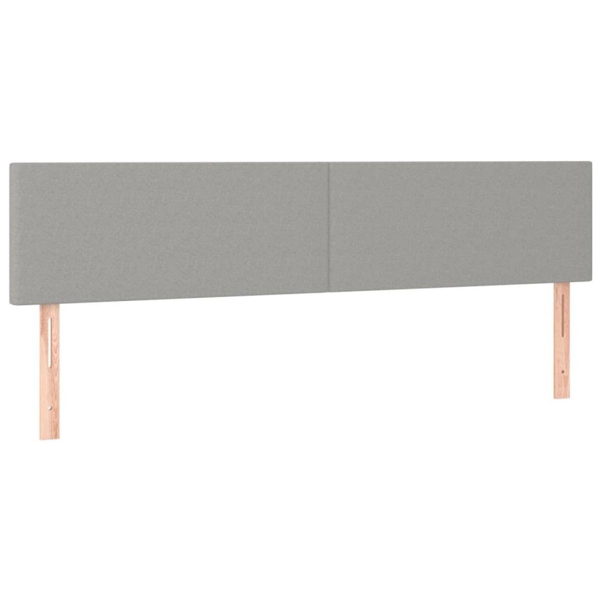 vidaXL Κρεβάτι Boxspring με Στρώμα Ανοιχτό Γκρι 200x200 εκ. Υφασμάτινο