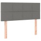 vidaXL Κρεβάτι Boxspring με Στρώμα Σκούρο Γκρι 80x200 εκ. Υφασμάτινο