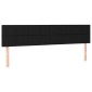 vidaXL Κρεβάτι Boxspring με Στρώμα Μαύρο 160x200 εκ. Υφασμάτινο