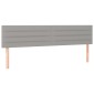 vidaXL Κρεβάτι Boxspring με Στρώμα Ανοιχτό Γκρι 180x200 εκ. Υφασμάτινο