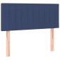 vidaXL Κρεβάτι Boxspring με Στρώμα Μπλε 100 x 200 εκ. Υφασμάτινο