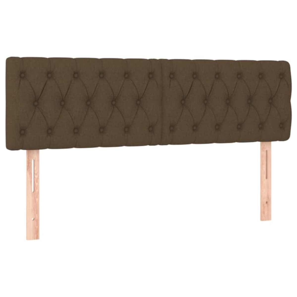 vidaXL Κρεβάτι Boxspring με Στρώμα Σκούρο Καφέ 160x200 εκ Υφασμάτινο