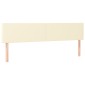 vidaXL Κρεβάτι Boxspring με Στρώμα Κρεμ 180x200 εκ. Συνθετικό Δέρμα