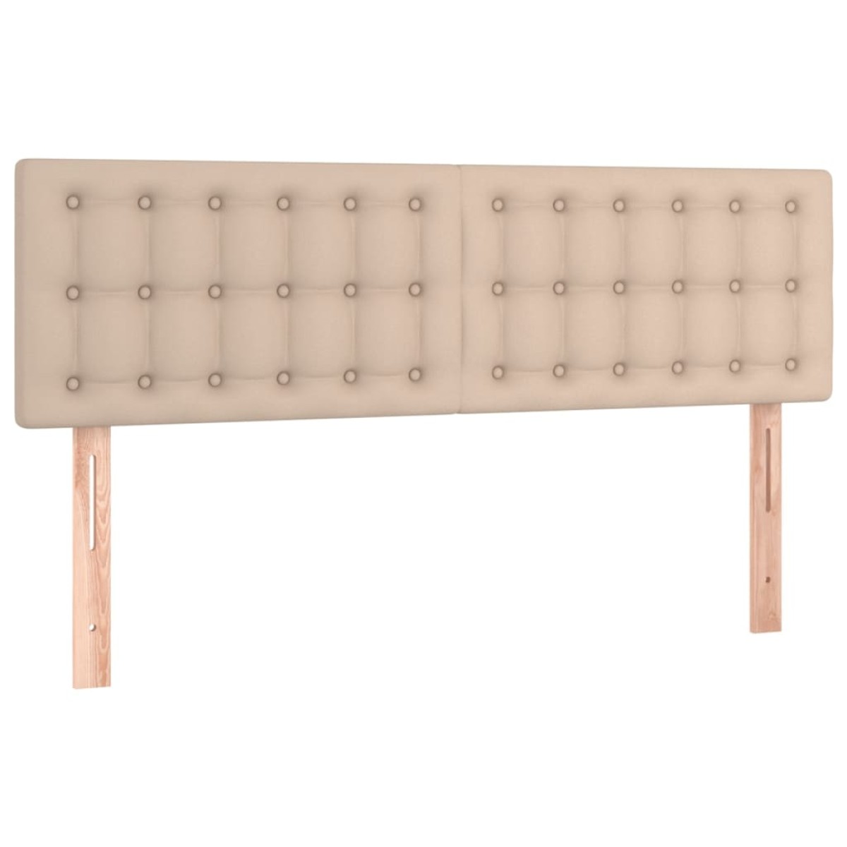 vidaXL Κρεβάτι Boxspring με Στρώμα Καπουτσίνο 140x190εκ.από Συνθ.Δέρμα